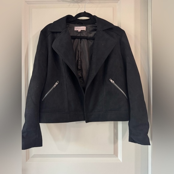 Philosophy Jackets & Blazers - Philosophy Faux Leather Jacket l M